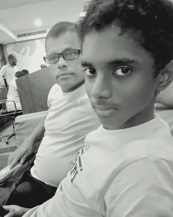 Upali and Harindu Thommadurage, Rixven's co-founders, photographed together.